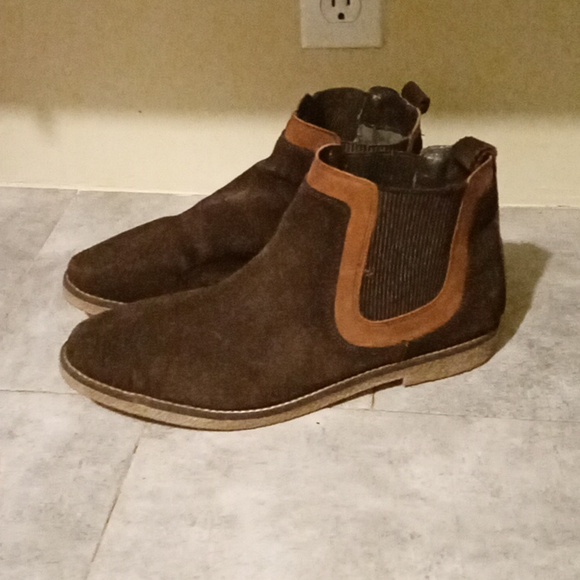 SILVER. STREET boots size 11 men suela de goma - Picture 1 of 5